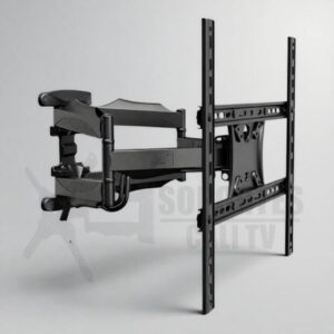 Soporte doble brazo giratorio importado 42” a 65” pulgadas